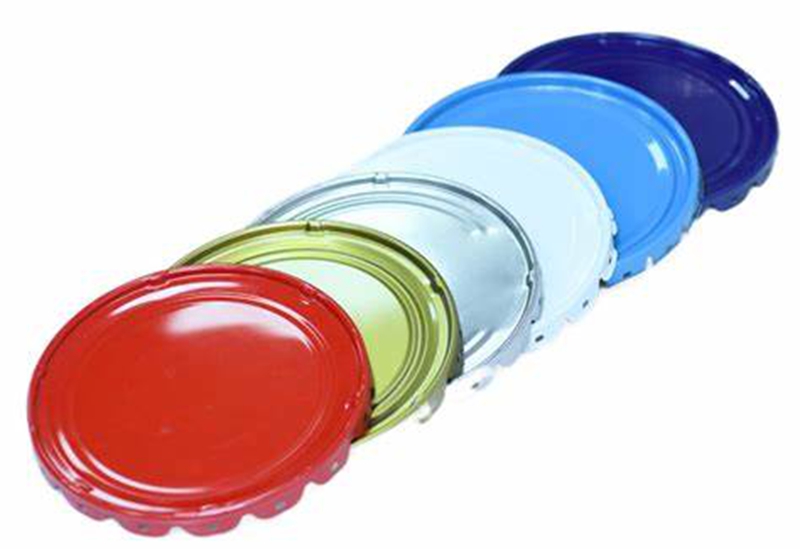 Chrome-plated paint bucket lid