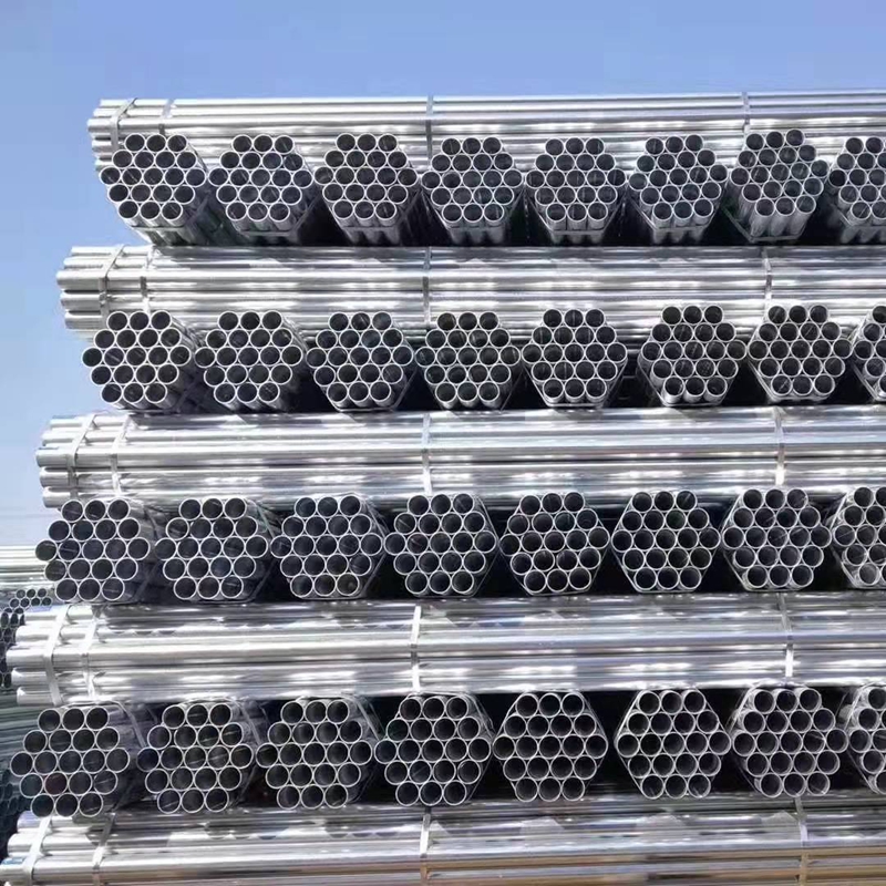 Cold-rolled galvanized steel pipe